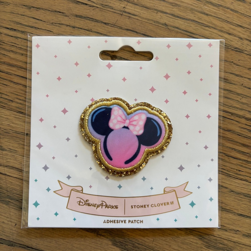 Disney NEW Stoney Clover Lane Minnie Mouse Ear Headband Adhesive Patch Gold